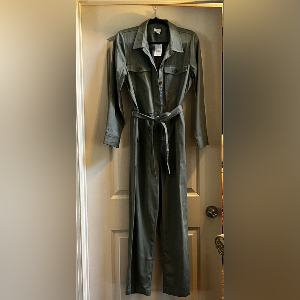 J. Crew Factory Green Jumpsuit